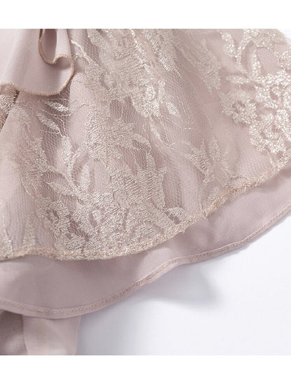 Vintage Court Chiffon Lace Cover-Up【s0000017244】
