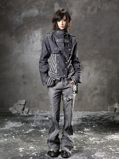 Multi-Wear Straight Flared Pants【s0000015955】