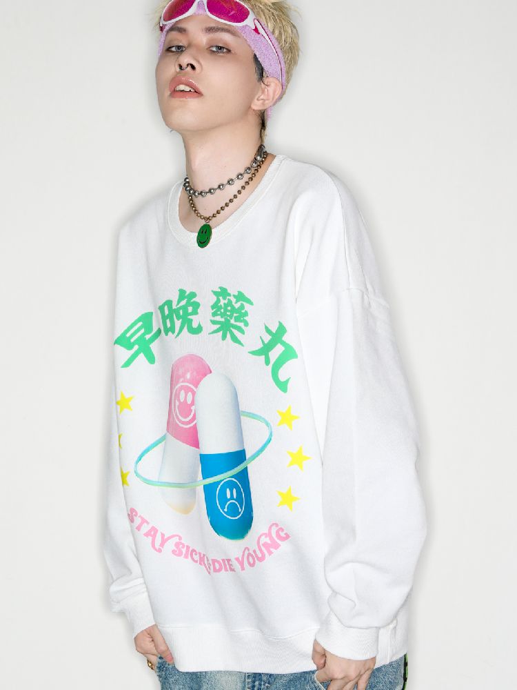 PILL LOOSE SWEATSHIRT [S0000010263]