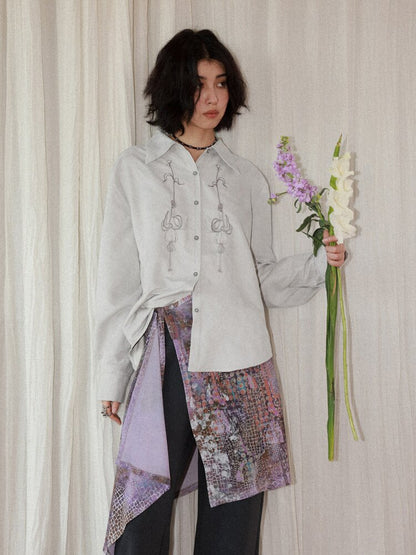 Twilight Printed Bell Bottoms【s0000015456】