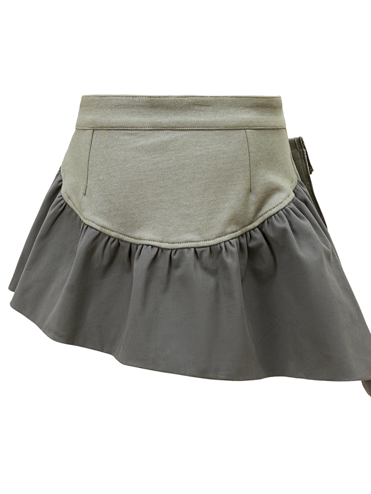 Oddly shaped short skirt【s0000013179】