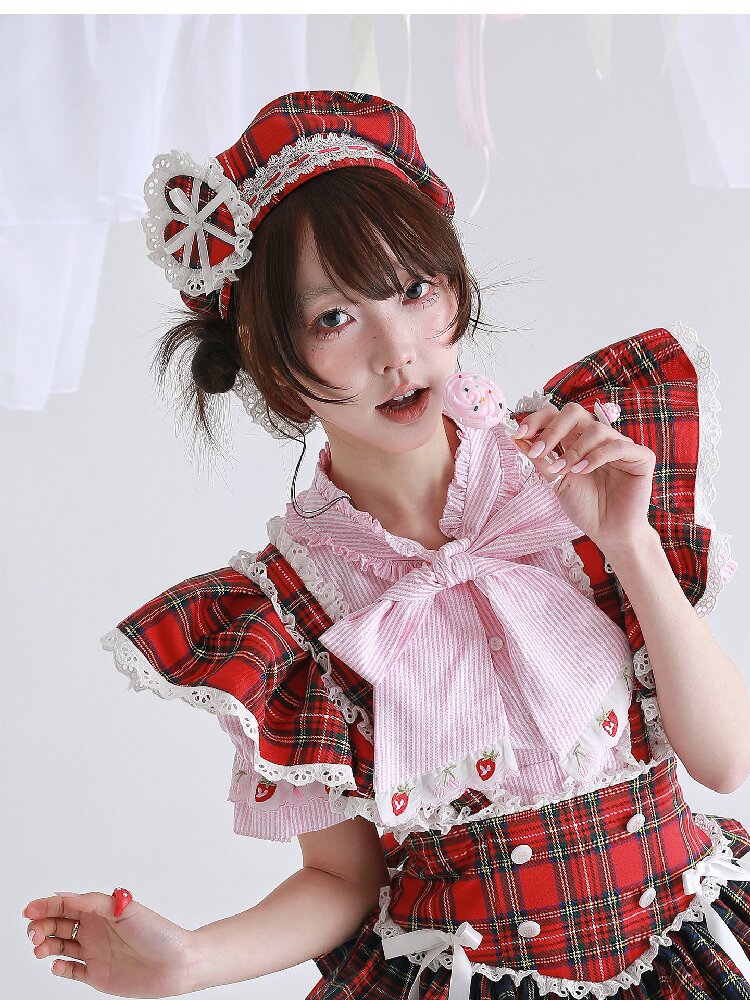 Red Vintage Antique Lolita Beret【s0000016558】