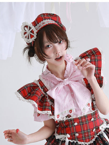 Red Vintage Antique Lolita Beret【s0000016558】