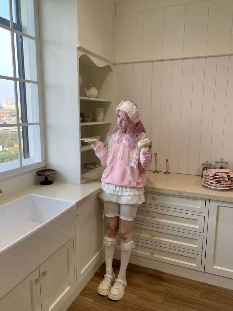 Detachable Navy Collar Sweatshirt【s0000015422】