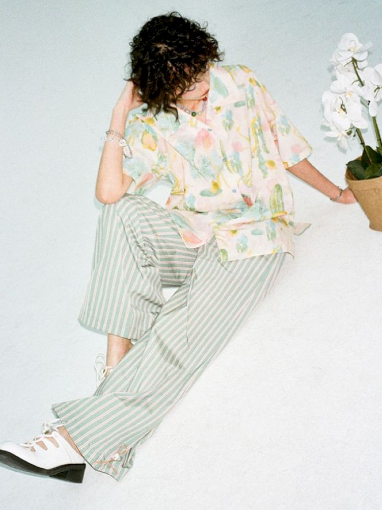 Full-print short-sleeved shirt【s0000012951】