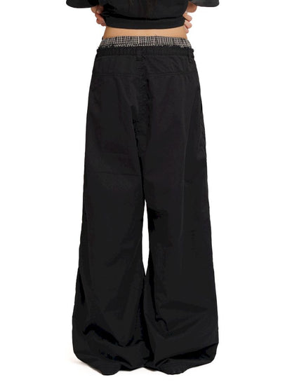 Relaxed fit adjustable cuffs casual pants【s0000012547】