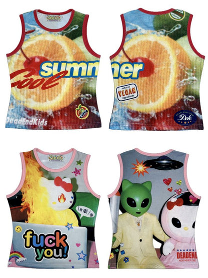 Stretch Slim Millennial Sleeveless Tank Top【s0000012464】