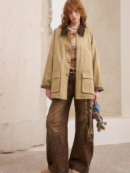 Cotton-lined trench coat【s0000014076】