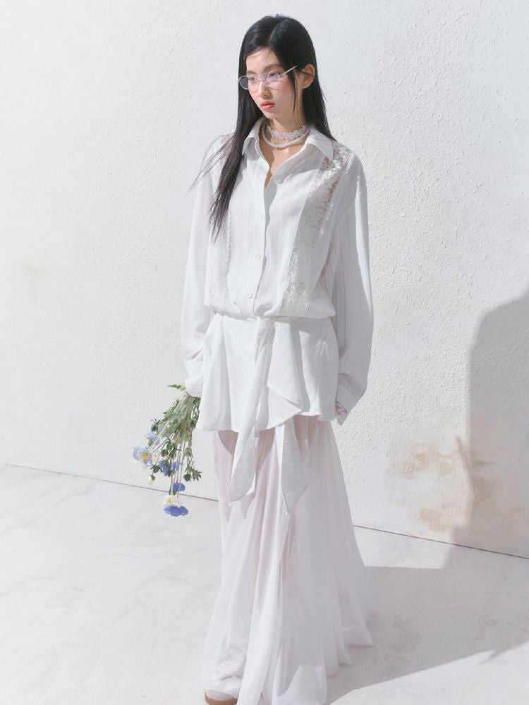 Two Piece Skirt Loose Shirt【s0000012156】