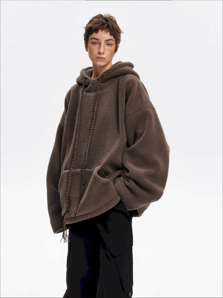 Drawstring Loose Hooded Jacket【s0000015060】