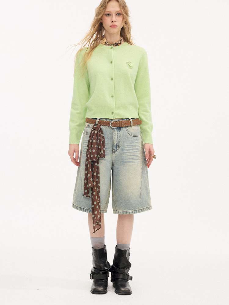 Cat Beard Denim Split Pants【s0000015419】