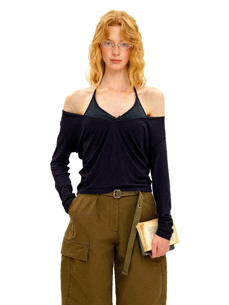 Lightweight Fake Two Piece Top【s0000016121】