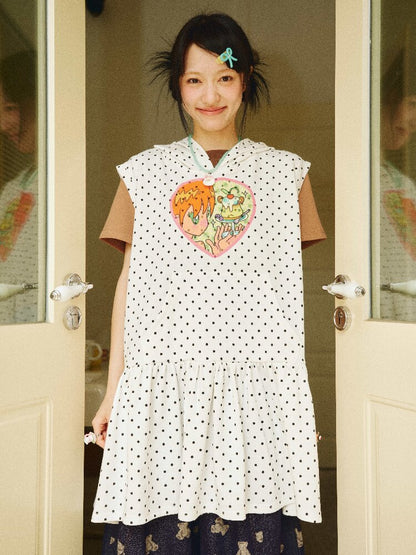 Bird's Bird Observation Pudding Sweatshirt Dress【s0000018692】