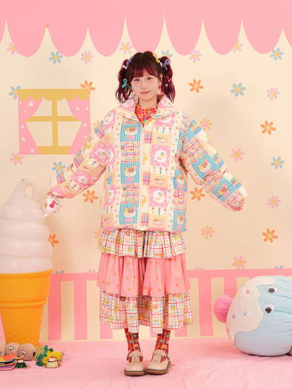 Showa Sweets House White Duck Down Jacket【s0000015167】