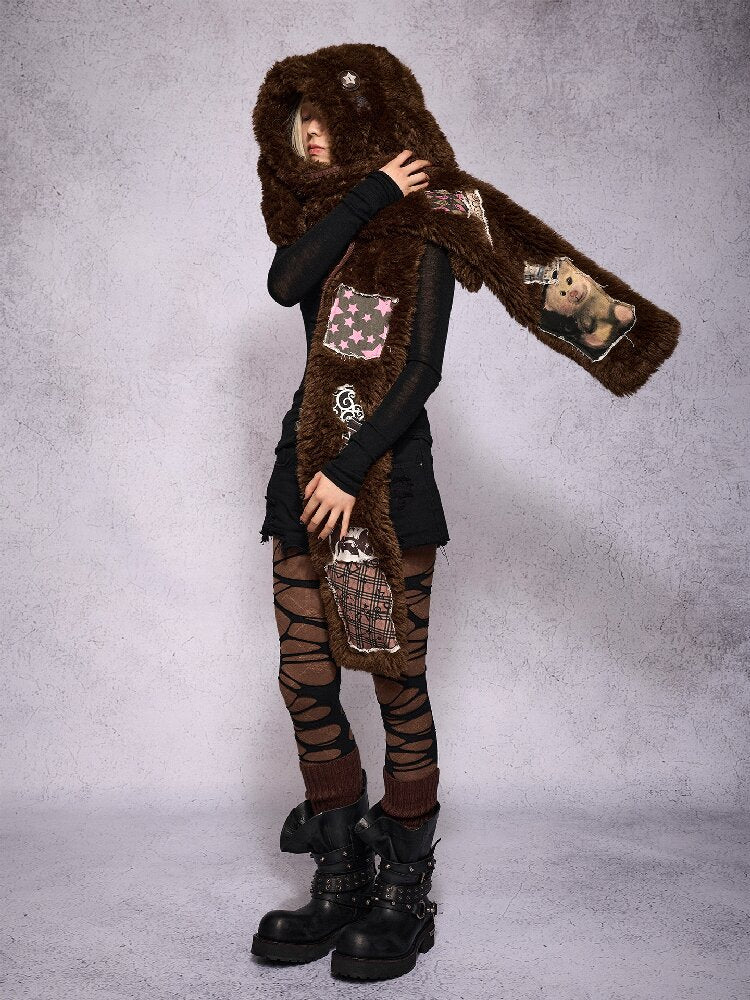 Lop Rabbit Doll Hat Scarf【s0000019135】