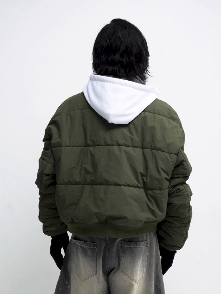 PEReversible Removable Gloves Cotton Jacket【s0000010441】