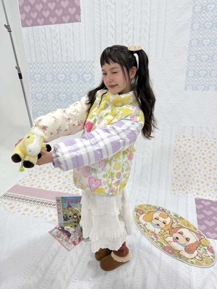 Cute Bear Print Padded Jacket【s0000015034】