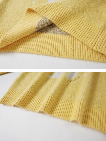 Relaxed-Fit Soft Pullover Knit Sweater【s0000014054】