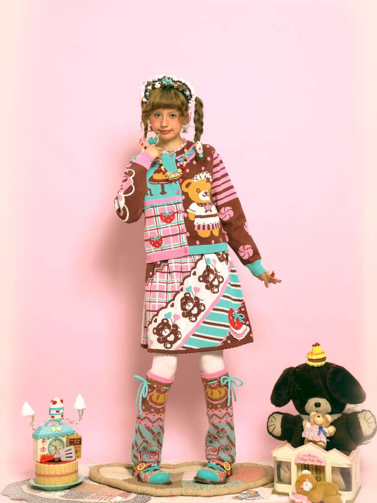 Vintage-Style Knit Cardigan【s0000014517】