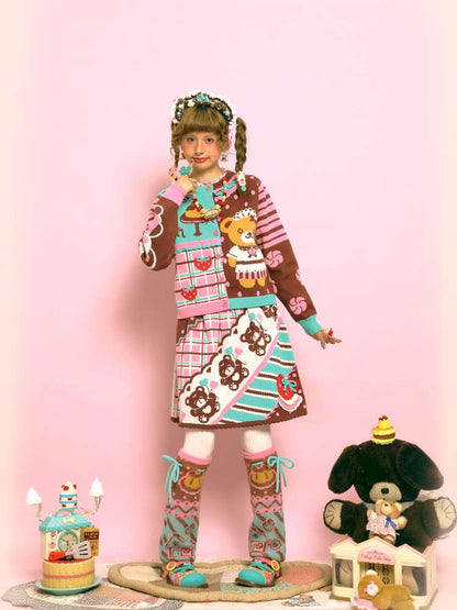 Vintage-Style Knit Cardigan【s0000014517】