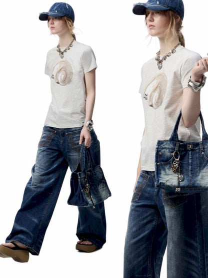 Aged Washed Machete Jeans【s0000012392】