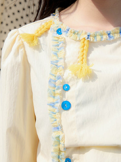 Twist Braid Patchwork Skirt Set【s0000015851】