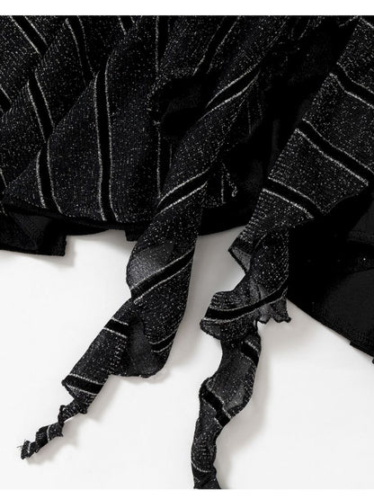 Stacked Neck One-Shoulder Dress【s0000013475】