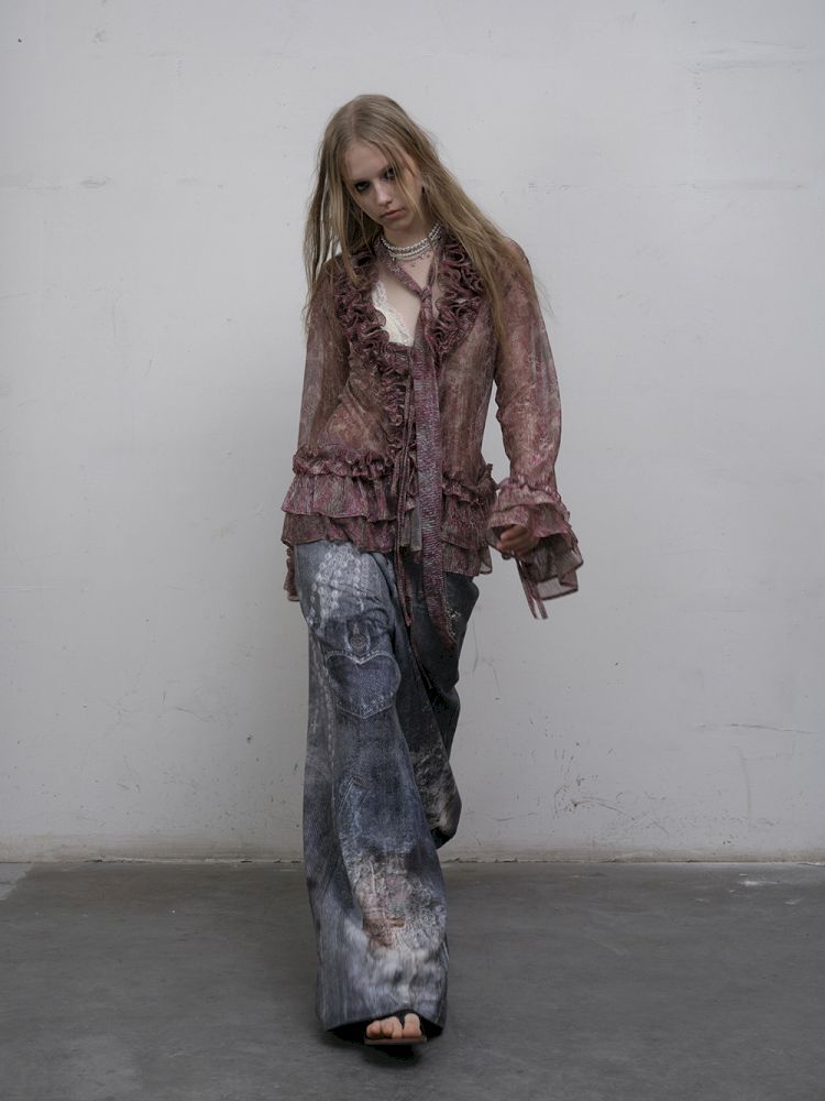 Long Sleeve Flared Sun Protection Shirt【s0000012328】