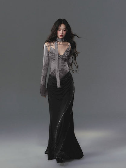 Gray VIBE Dress [S0000010025]