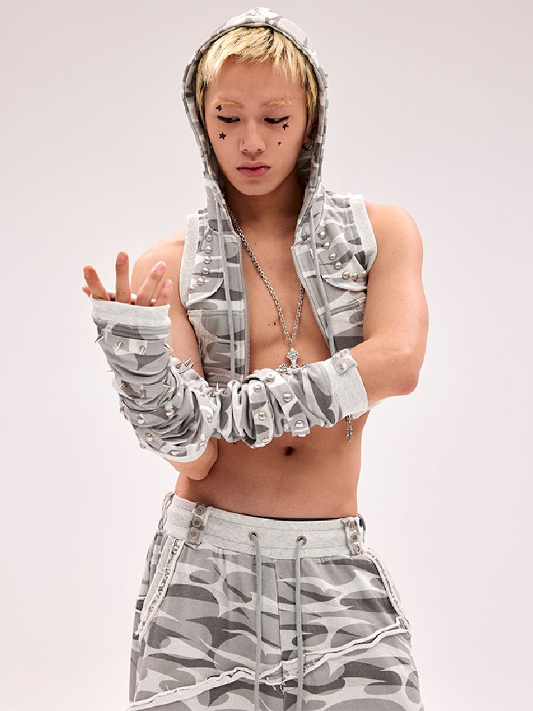 Rivet Embellished Gloves【s0000012184】