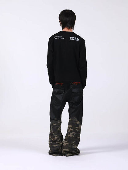 Slogan Cotton Linen Long Sleeves【s0000018193】