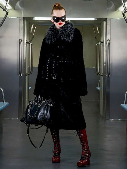 Eco Friendly Fur Panelled Coat【s0000014645】