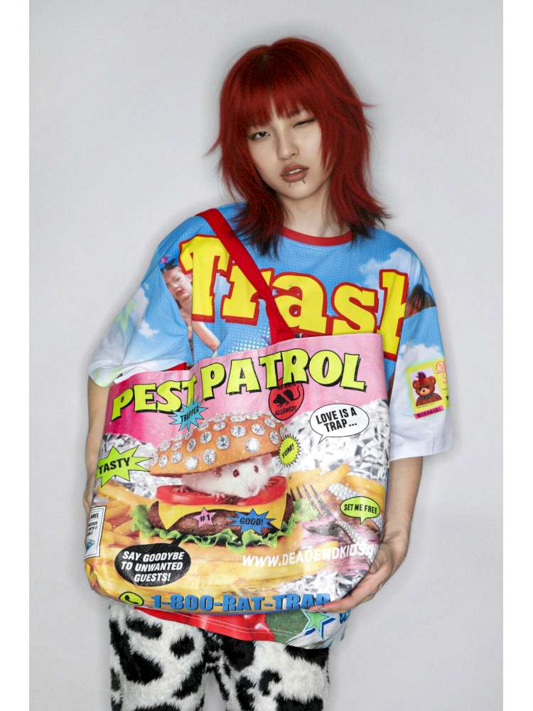 Mouse Print American Vintage Dupont Tote Bag【s0000014913】