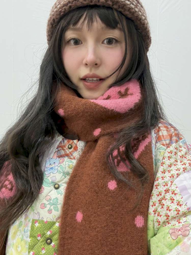 Cartoon Bear Warm Neck Scarf【s0000015040】