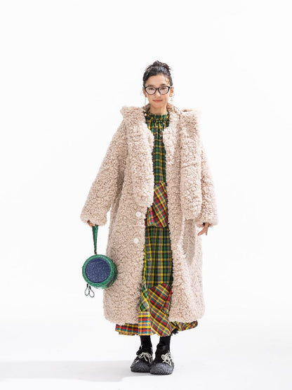 Hooded Cotton Clip Long Loose Jacket【s0000011311】