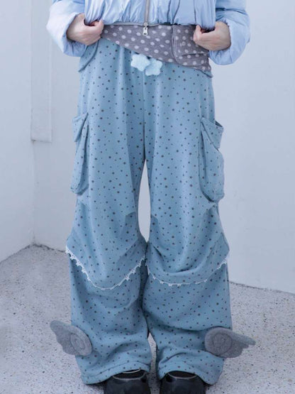 Blue Angel Wings Paratrooper Cargo Pants【s0000014692】