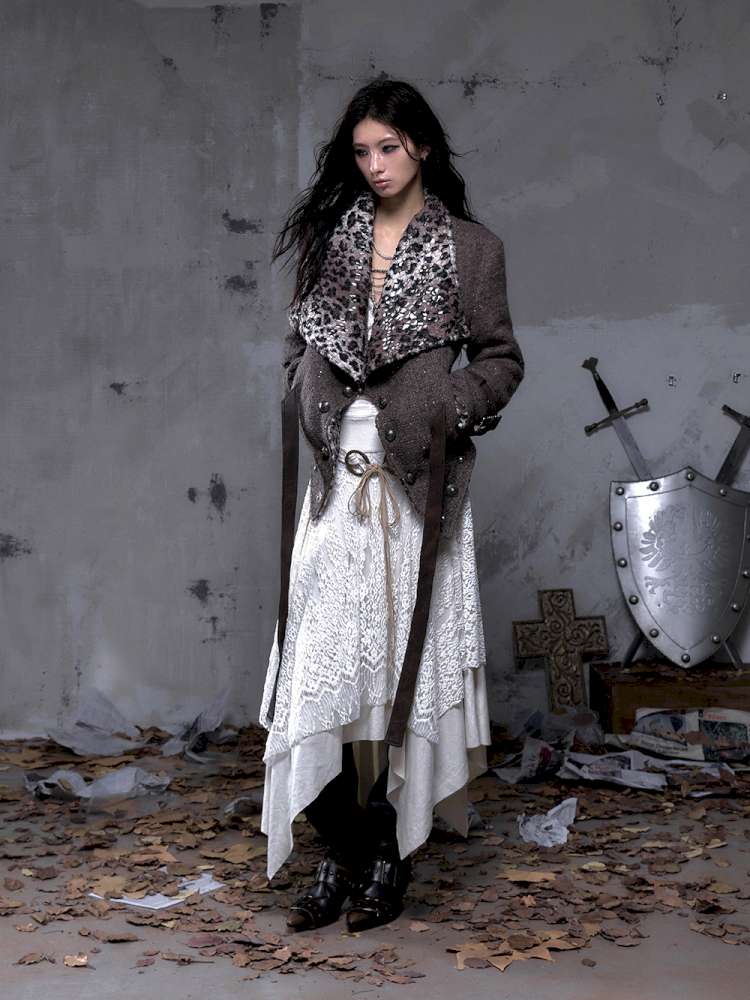 Chanel-Style Reversible Fleece Coat【s0000014462】