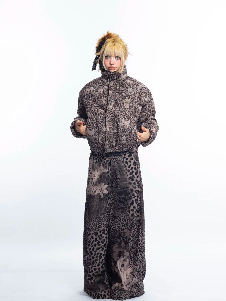 Leopard Cartoon Cat Cotton Suit【s0000018048】