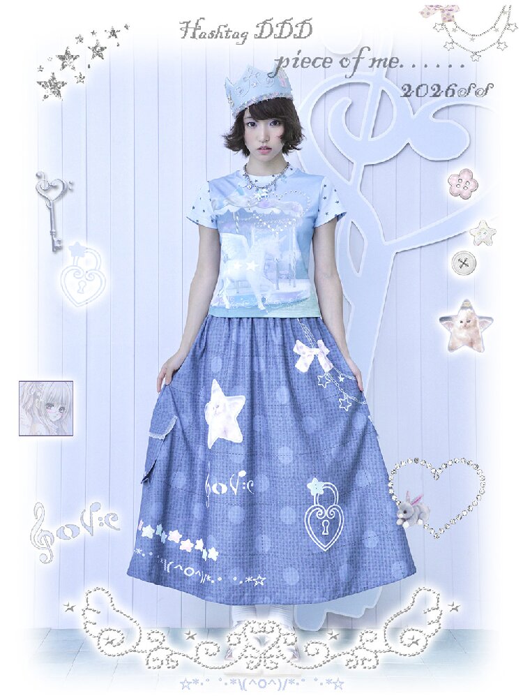 Faux Linen Polka Dot A-Line Skirt【s0000017131】