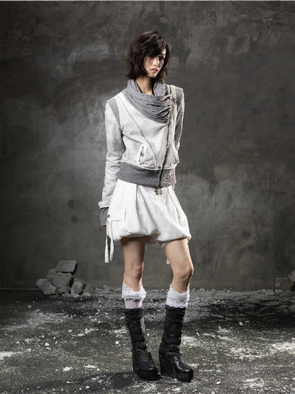 Stacked Collar Sweatshirt Jacket【s0000015952】