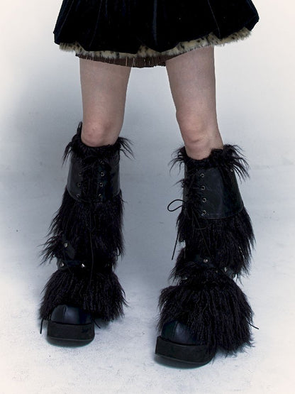 Warm Fur Legwarmers【s0000004686】