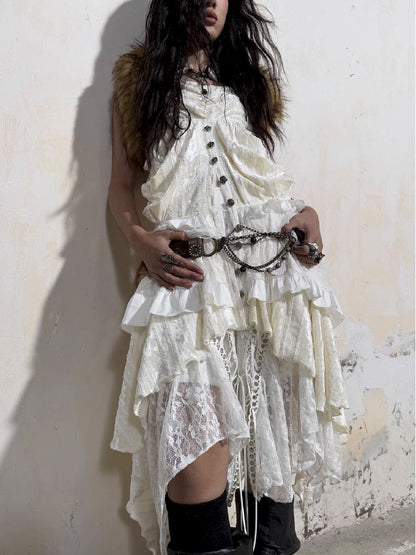 Halter Layer Cake Dress【s0000011273】