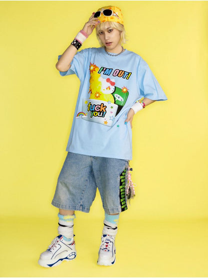 Street Hip Hop Loose T-Shirt【s0000012460】