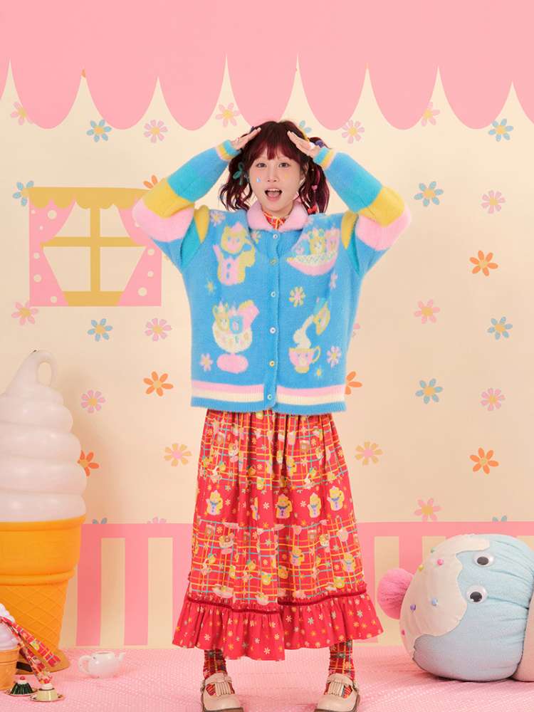 Showa Sweets House Mink Knit Cardigan【s0000015166】