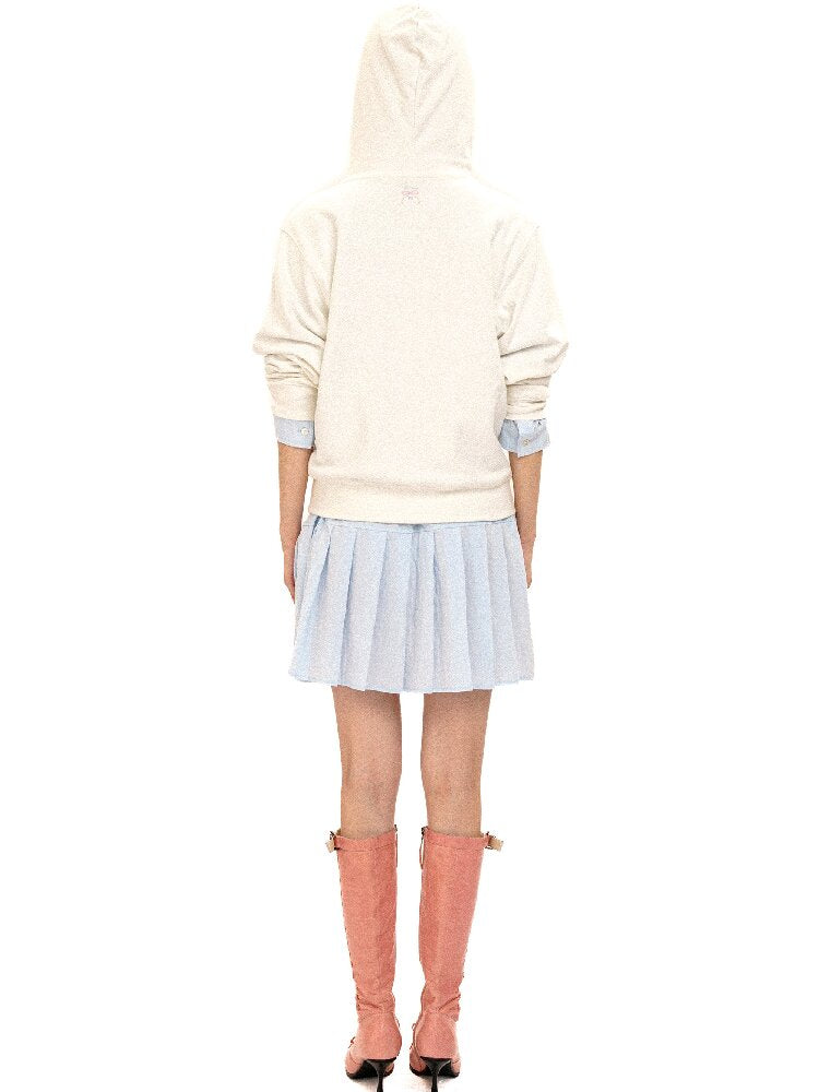 Bow Print Diamond Sweat Cardigan【s0000016420】