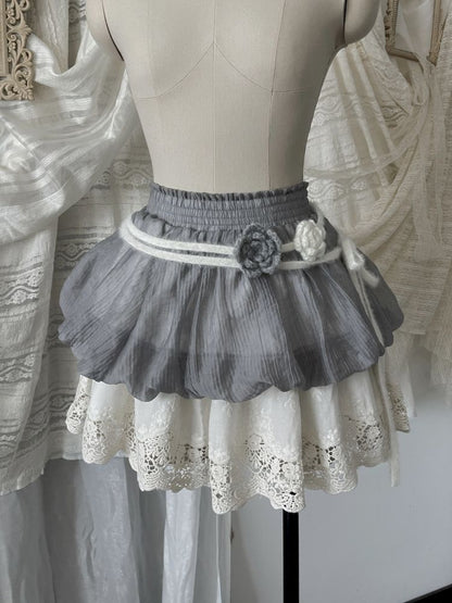 Fake two-piece tight short T-shirt【s0000013528】