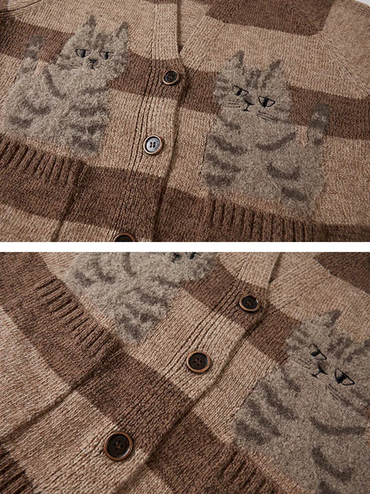 Relaxed-Fit Long-Sleeve Knit Cardigan【s0000014062】