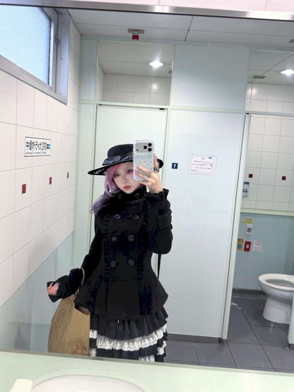 Detachable Big Bow Woolen Coat【s0000014682】