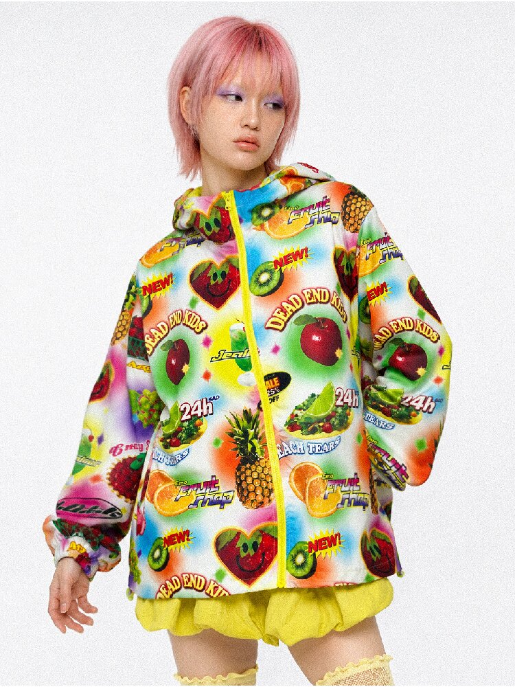 Teflon Colorful Fruit Sports Jacket【s0000017852】