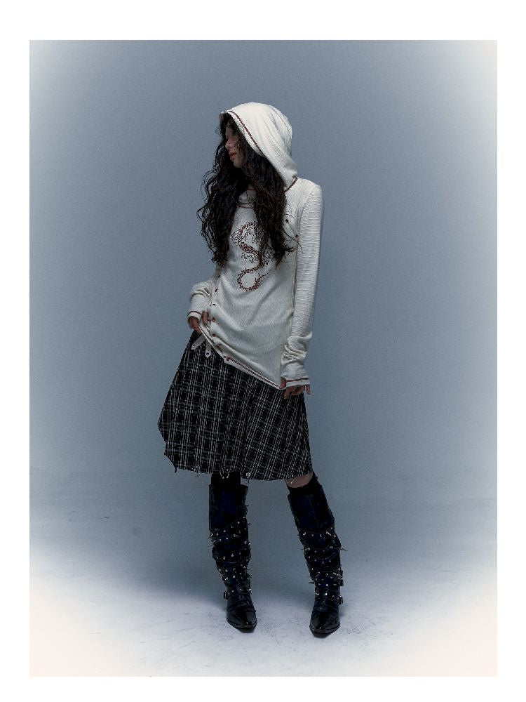 Peplum irregular pleated bustier midi skirt【s0000005970】